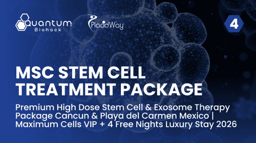 Premium High Dose Stem Cell & Exosome Therapy Package Cancun & Playa del Carmen Mexico | Maximum Cells VIP + 4 Free Nights Luxury Stay 2026