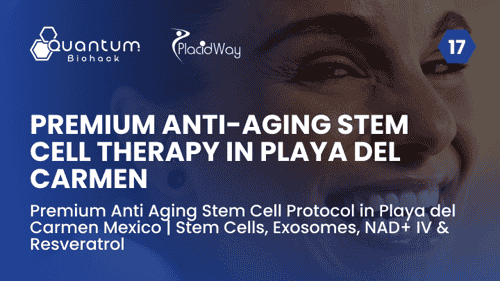 Premium Anti Aging Stem Cell Protocol in Playa del Carmen Mexico | Stem Cells, Exosomes, NAD+ IV & Resveratrol
