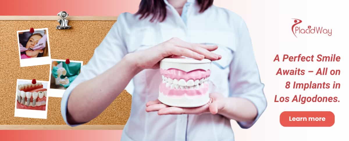 Beneficios de obtener implantes dentales All on 8 en Los Algodones - México