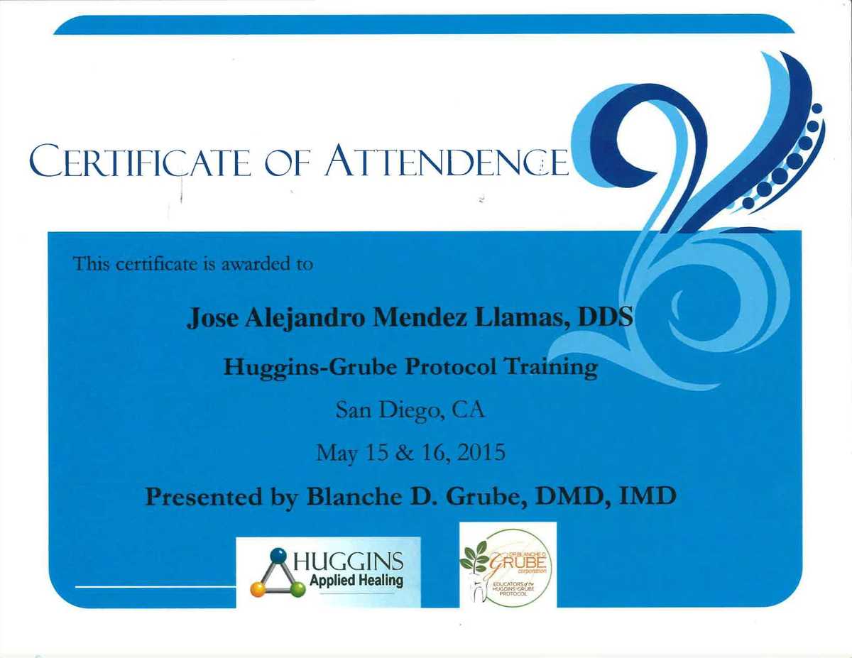 Odontomedik Official Certificate