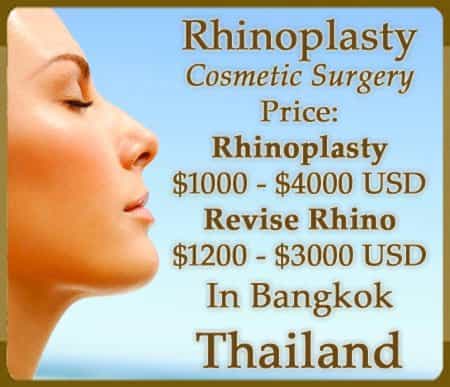 Rhinoplasty Cost In Bangkok Thailand