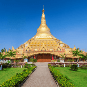 The Global Vipassana Pagoda - A meditation hall in Mumbai