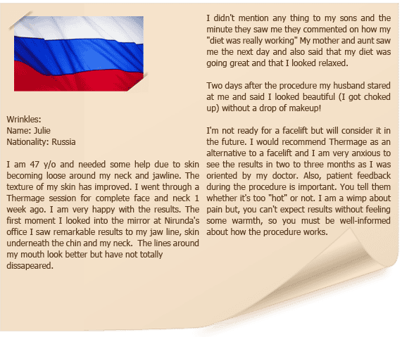 Cosmetic Surgery for Wrinkles via Nirunda Clinic