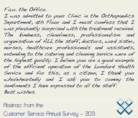 Patient Testimonial Institute for Research and Treatment Milan Italy Patient Testimonial Institute for Research and Treatment Milan Italy