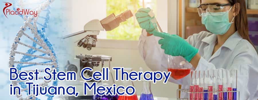 A graphic representing Stem Cell Therapy in Tijuana, Mexico