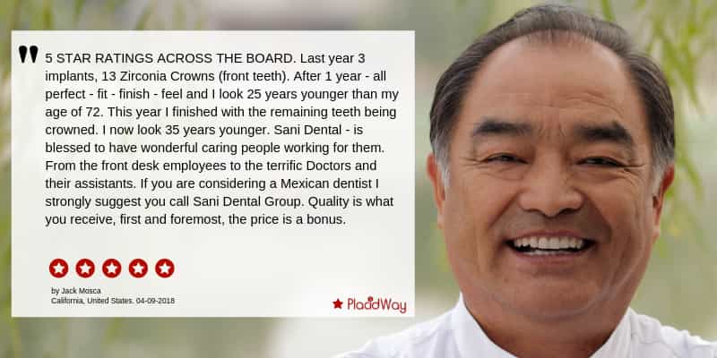 Successful Dental Procedure at Sani Dental Group Los Algodones, Mexico