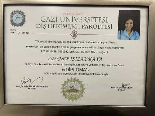 Premios por tratamiento dental en Estambul, Turquía, por Zeynep Isilay Kaya
