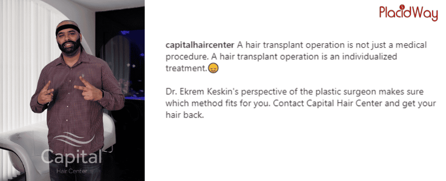 Testimonios de pacientes de trasplante de cabello en Estambul, Turquía, por Capital Hair Center