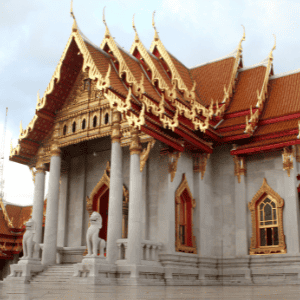 Marble Temple in wat Benchamobophit