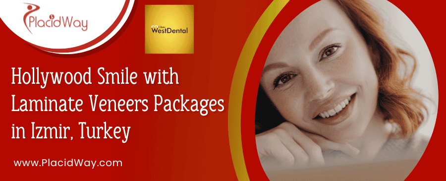 Paquete Sonrisa de Hollywood con carillas laminadas en Izmir, Turquía