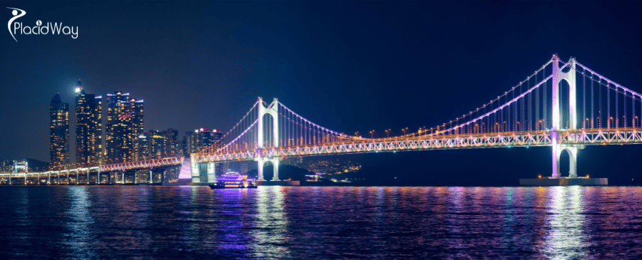 Gwangan Bridge in South Korea