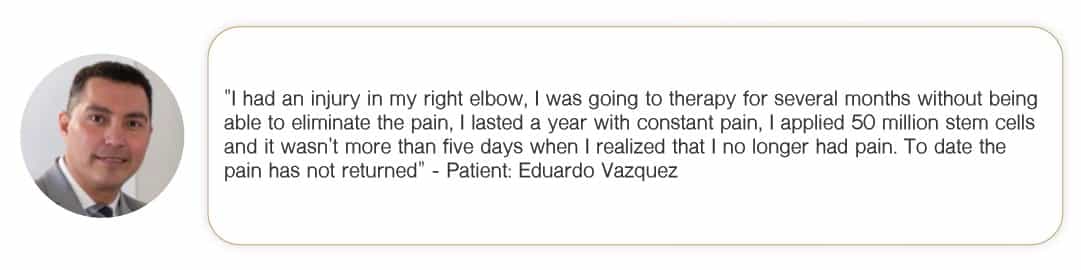 Testimonio real de StemCells Center