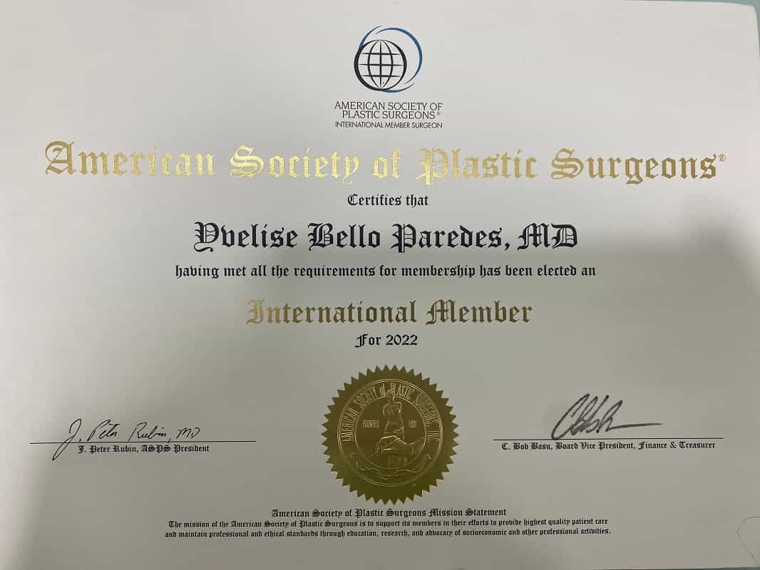 Certificado Centro Médico el Vergel