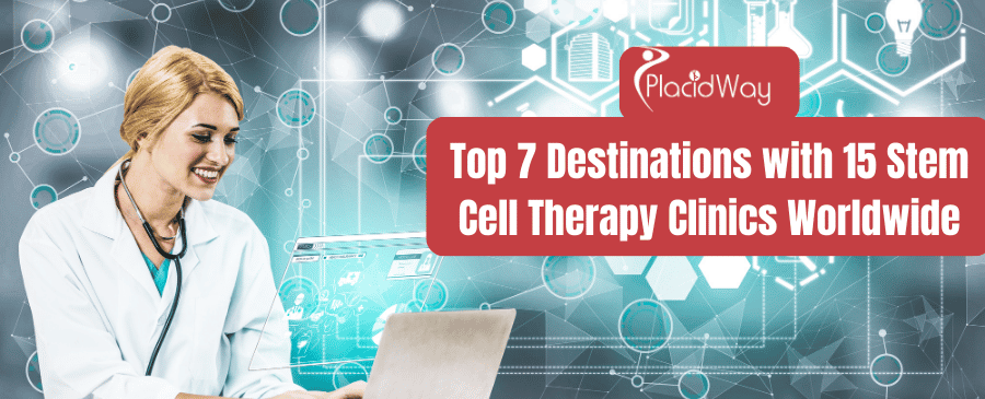 A graphic representing the top stem cell therapy clinics worldwide