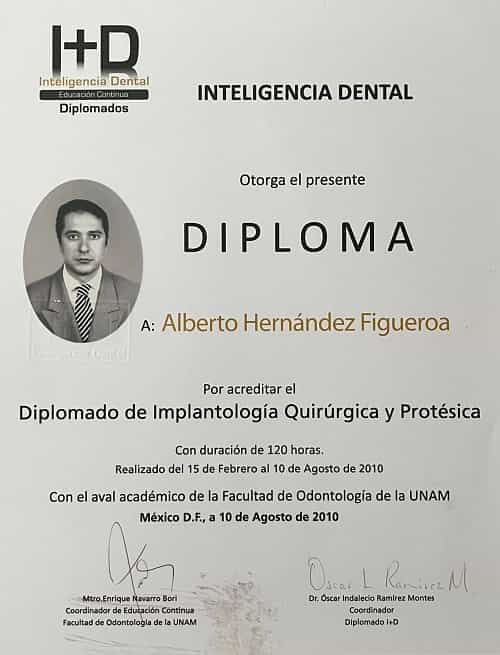 Centro Dental Internacional en Puerto Vallarta, México Certificado 1