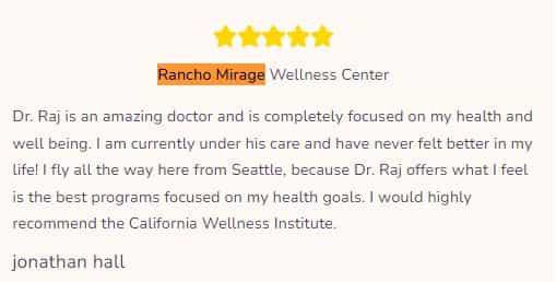 Testimonio de un paciente real del California Wellness Institute