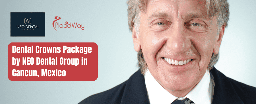 Paquete de coronas dentales de NEO Dental Group en Cancún, México