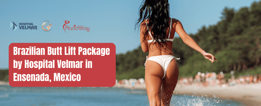 Paquete de levantamiento de glúteos brasileño del Hospital Velmar en Ensenada, México