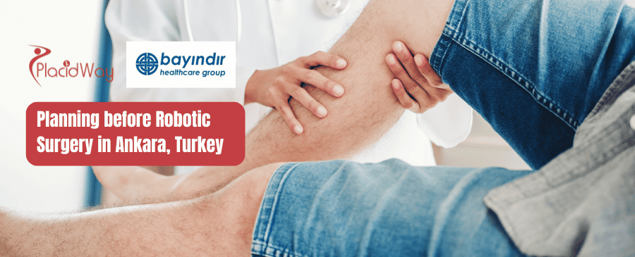Planificación previa a la cirugía robótica en Ankara, Turquía