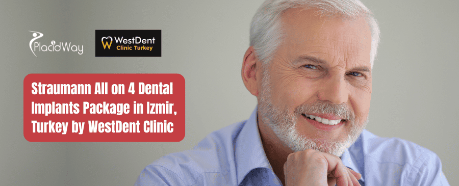 باقة زراعة الأسنان All on 4 من Straumann في إزمير، تركيا بواسطة عيادة WestDent