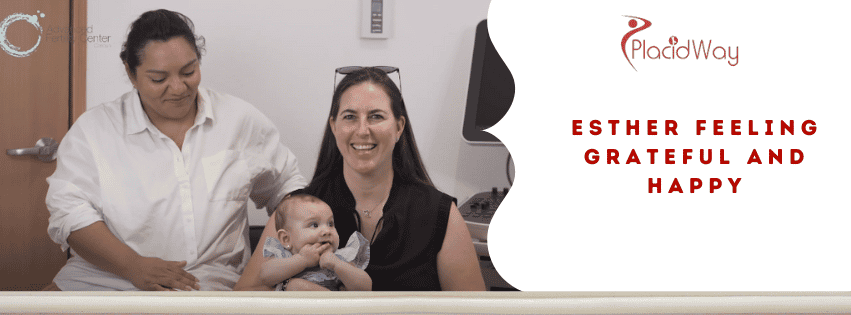 Esther se siente agradecida y feliz Esther feeling grateful and happy