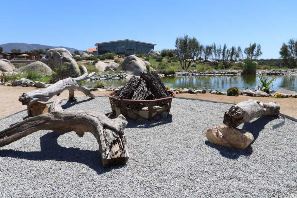 Montevalle Fire Pit in Valle de Guadalupe Mexico