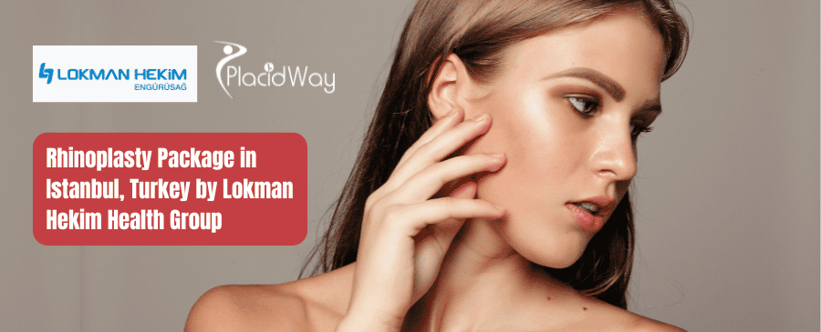 Paquete de rinoplastia en Estambul, Turquía, a cargo de Lokman Hekim Health Group