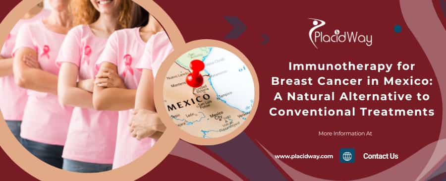 A graphic representing Immunotherapy for Breast Cancer in Mexico