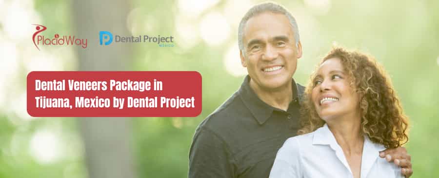 Paquete de carillas dentales en Tijuana, México de Dental Project