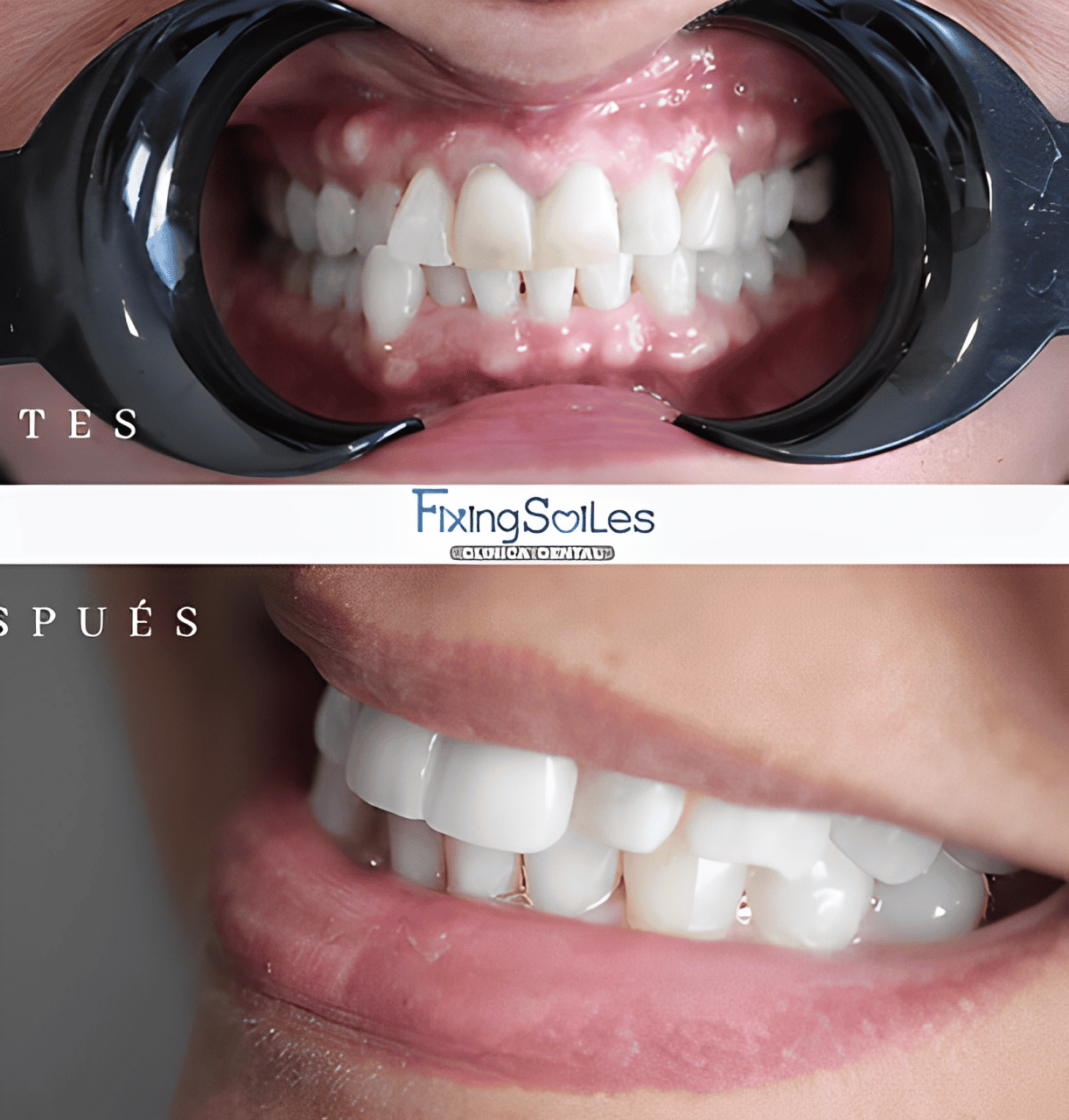 Antes y después de los implantes dentales All-on-Six en Los Algodones, México