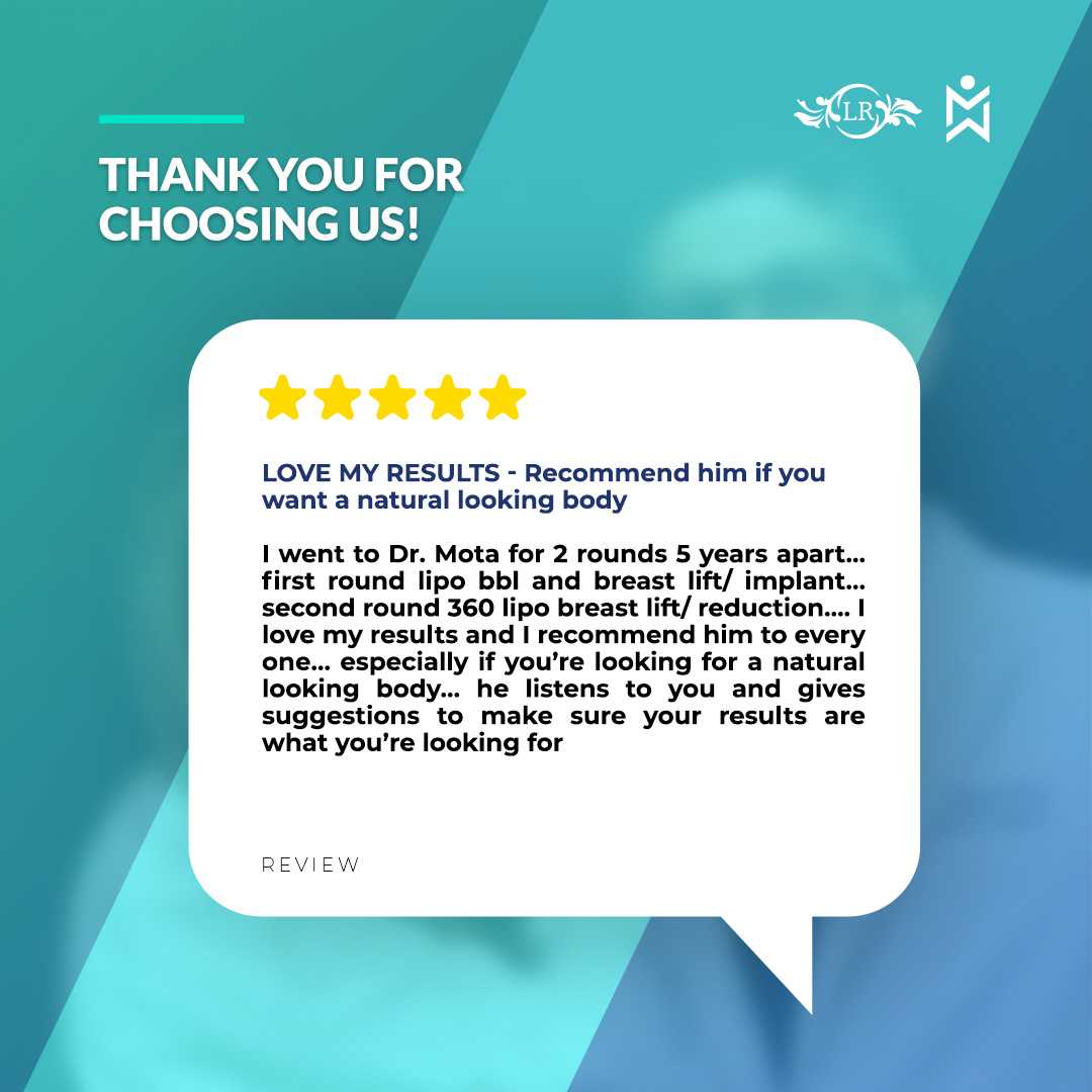 Recomiéndelo si quiere un cuerpo de apariencia natural – Historia de un paciente