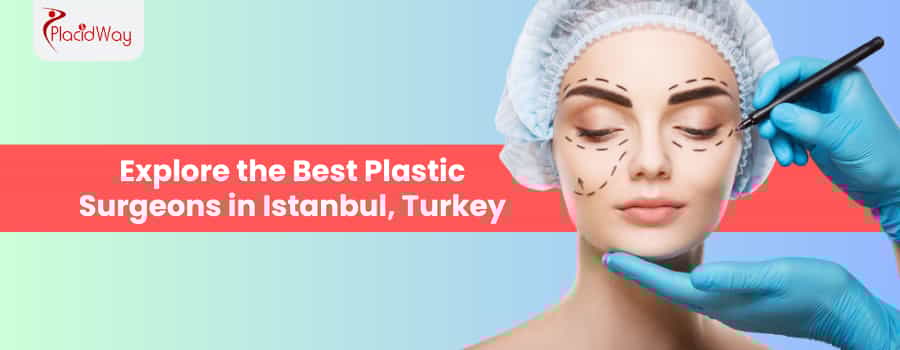 A graphic highlighting the best plastic surgeons in Istanbul, Turkey