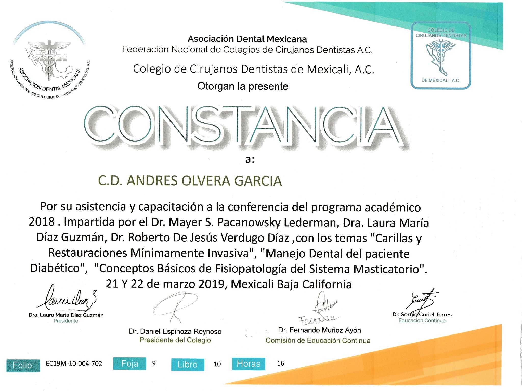 Acreditaciones de Prostho Studio