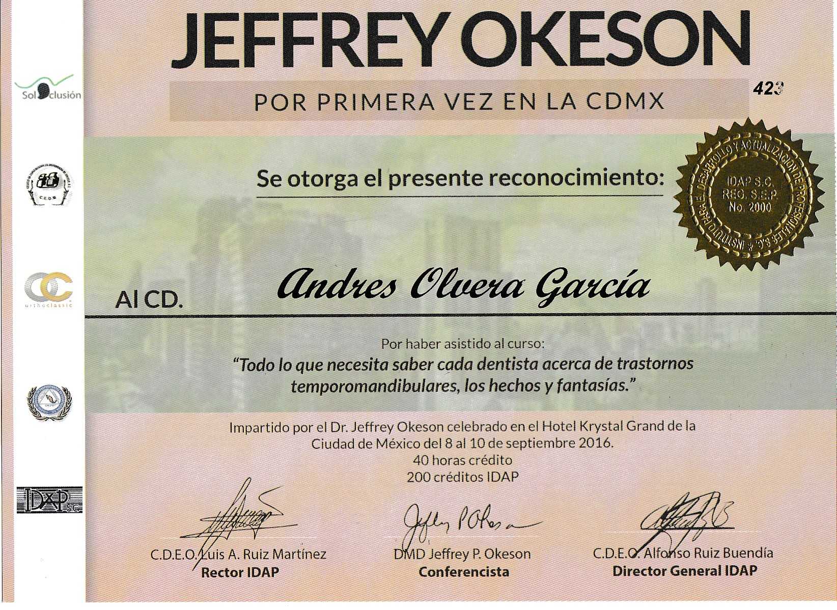 Credenciales de Prostho Studio