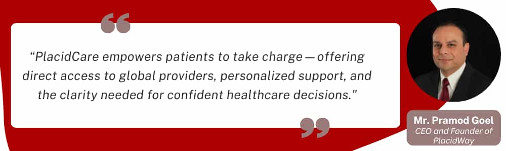PlacidCare empowers patients to take charge