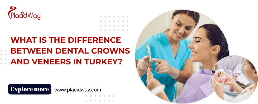 What is the difference between dental crowns and veneers in Turkey