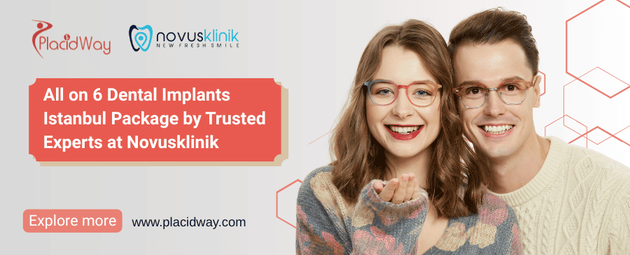 Implantes dentales All on 6 en Estambul de Novusklinik Turquía