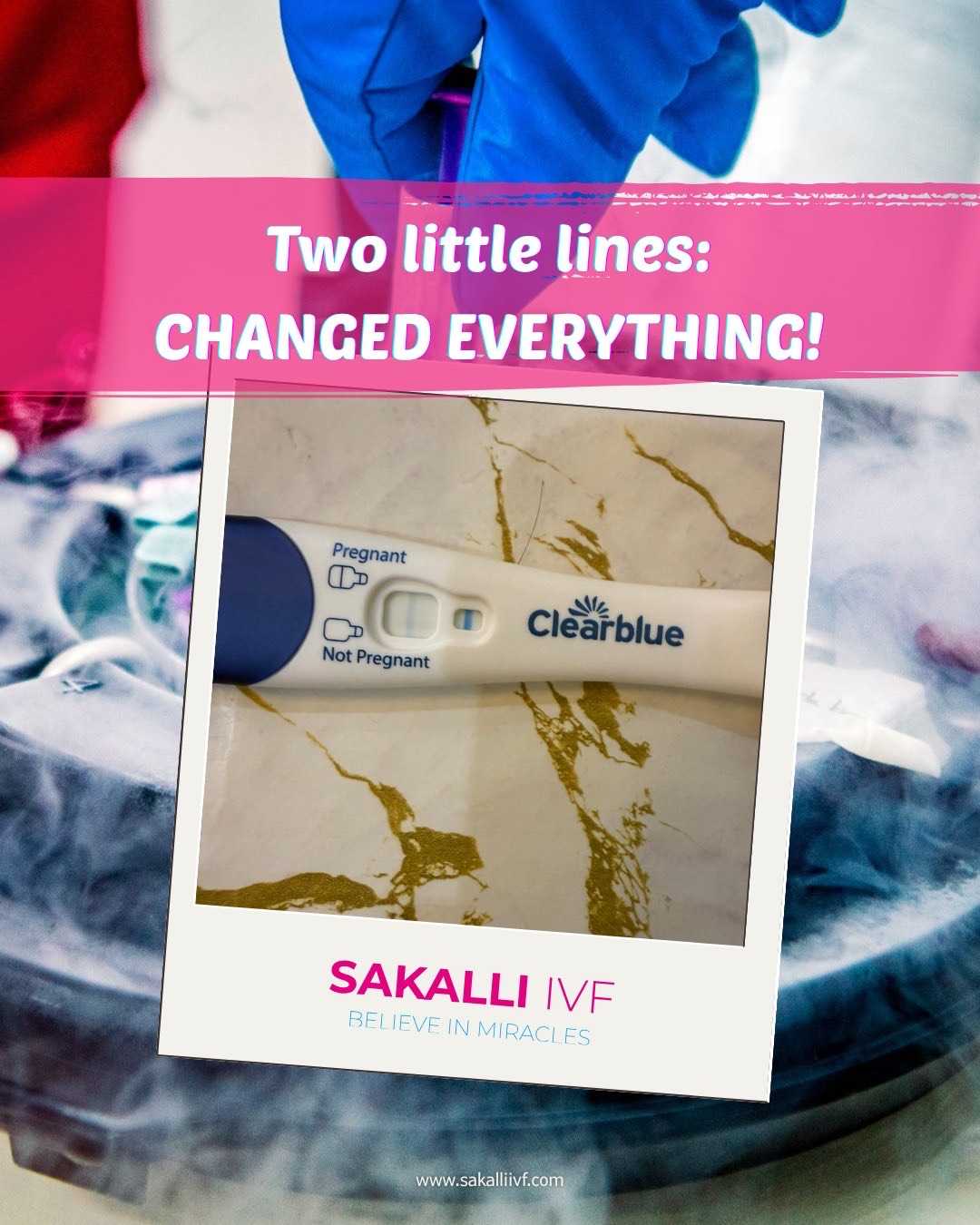 Dos pequeñas líneas, un gran milagro: la alegría de la FIV en Sakallı IVF