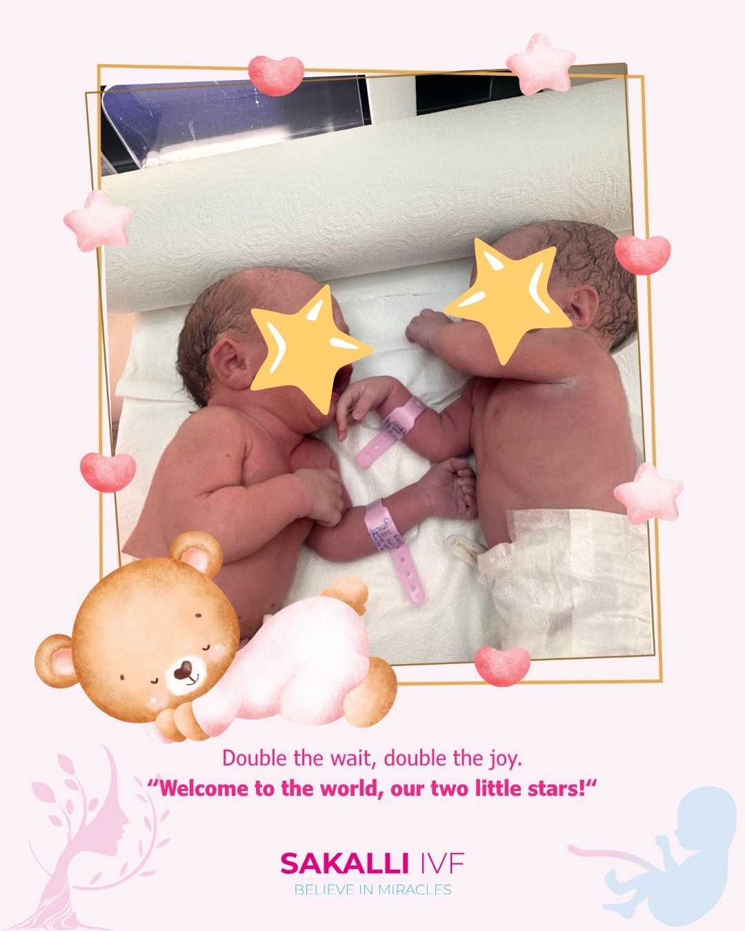 Doble amor: Celebrando milagros gemelos con Sakallı IVF
