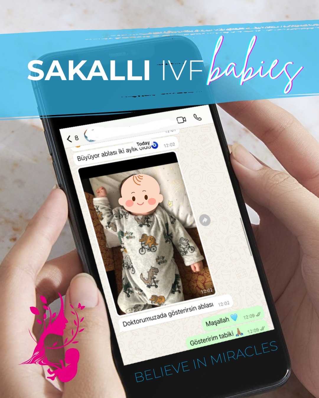 Latidos diminutos, alegría infinita: Celebrando a los bebés de 2 meses de Sakallı por FIV