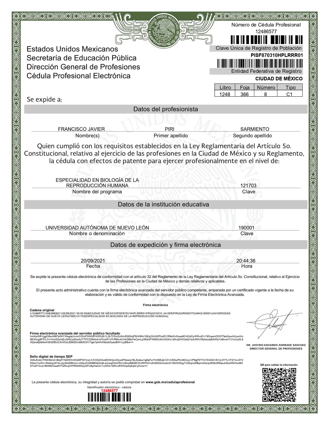 Official Credentials Ensuring Excellence