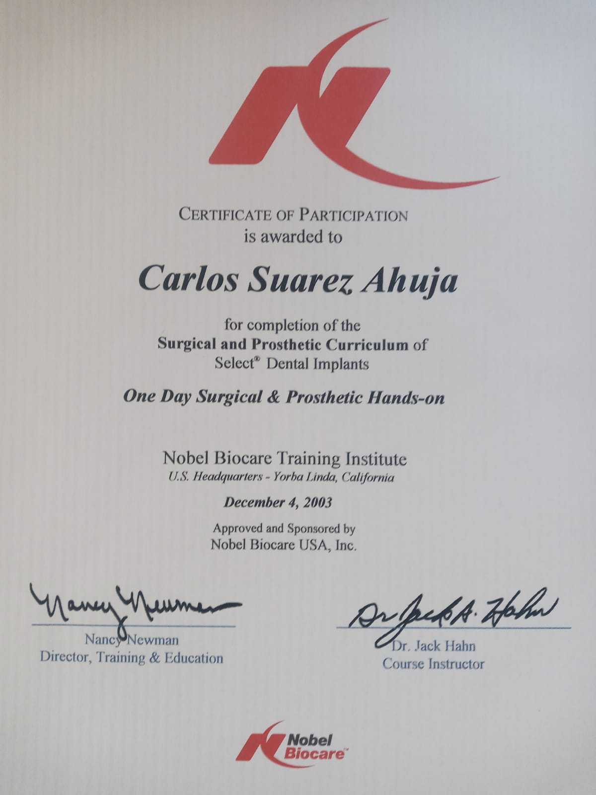 Certificado de Clínica Dental en México en Smiletec