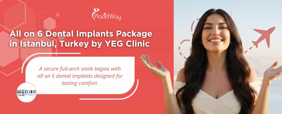Implantes dentales All on 6 en Estambul | Paquete de $4,600
