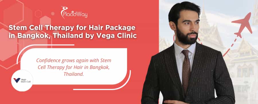 Терапия стволовыми клетками для восстановления роста волос в Бангкоке, Таиланд, в клинике Vega.