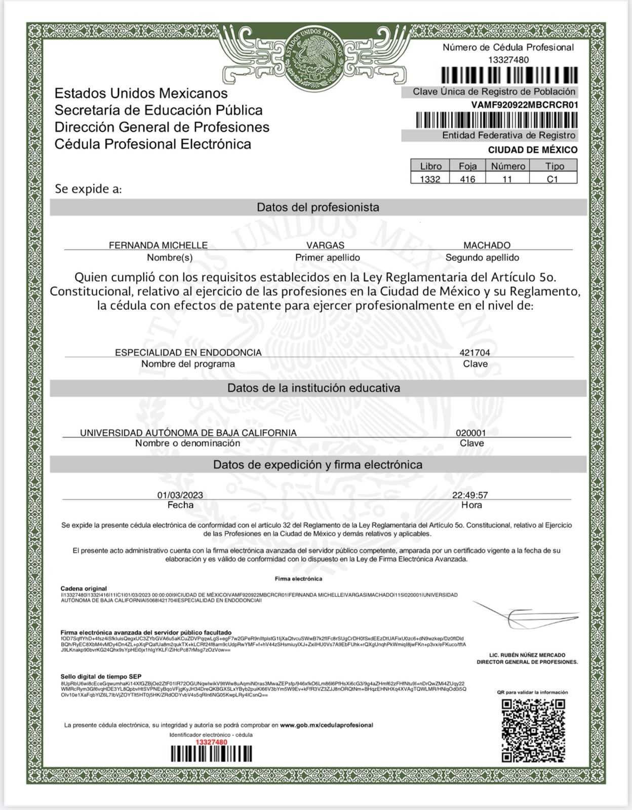 Certificación Completa de Odontología Avanzada Los Algodones México