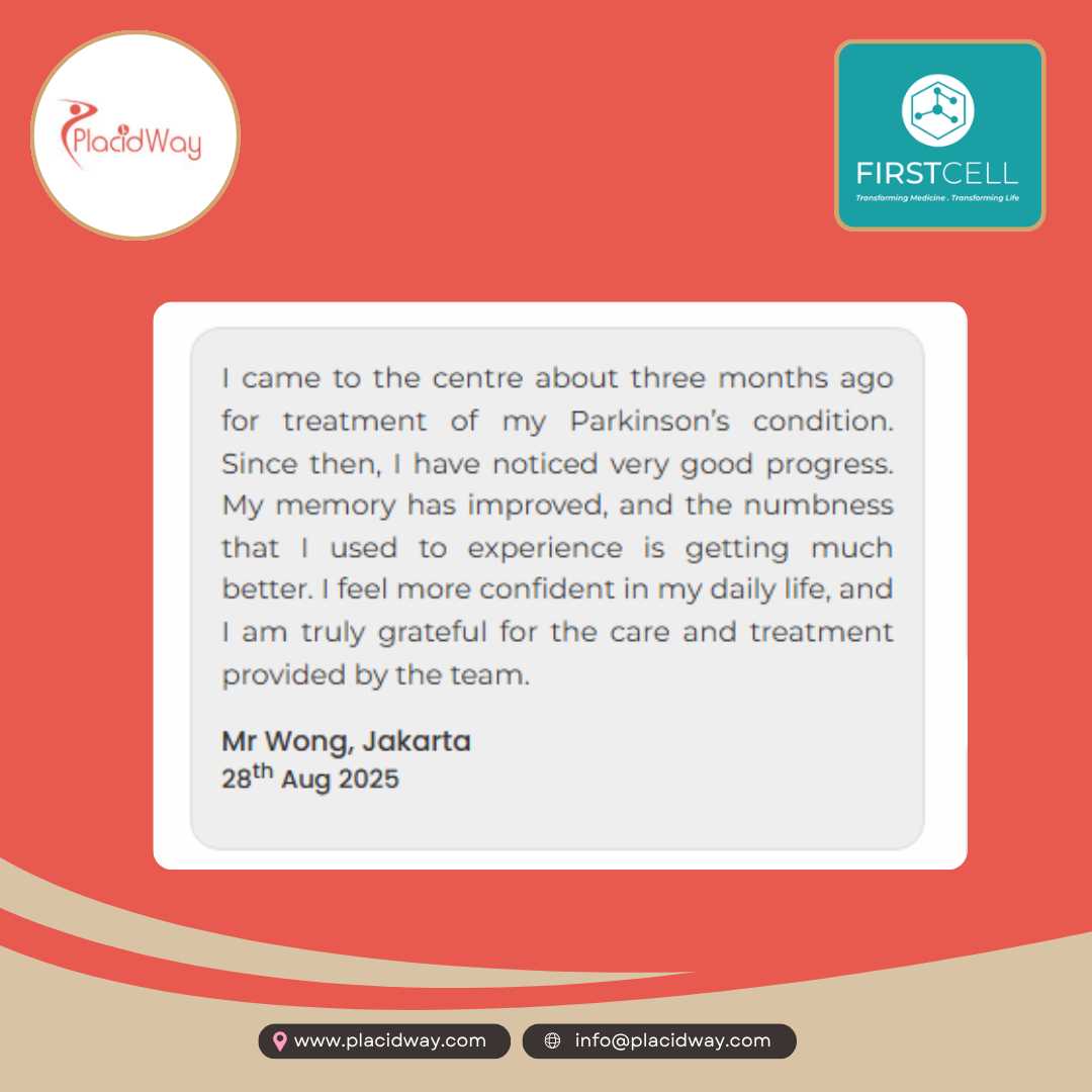 Parkinson’s Regenerative Treatment in Malaysia FirstCell Story