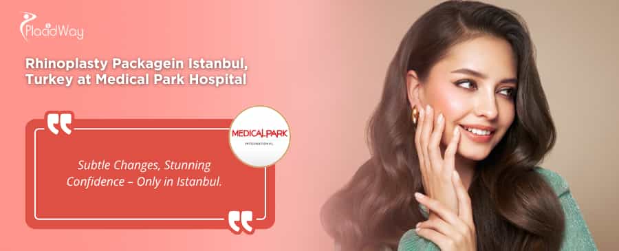 Paquete de rinoplastia en Estambul, Turquía, en Medical Park.