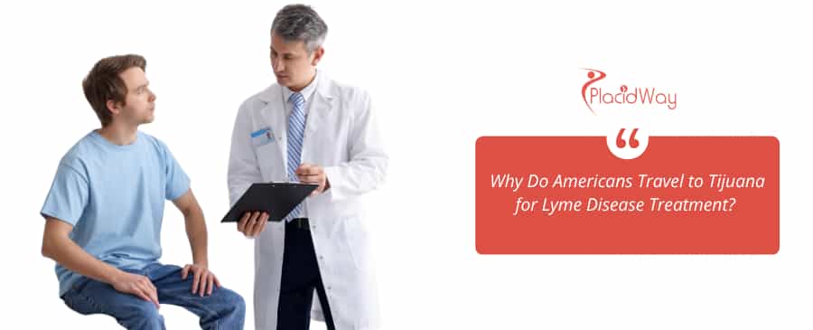 Doctor talks about lyme disease treatment to patient