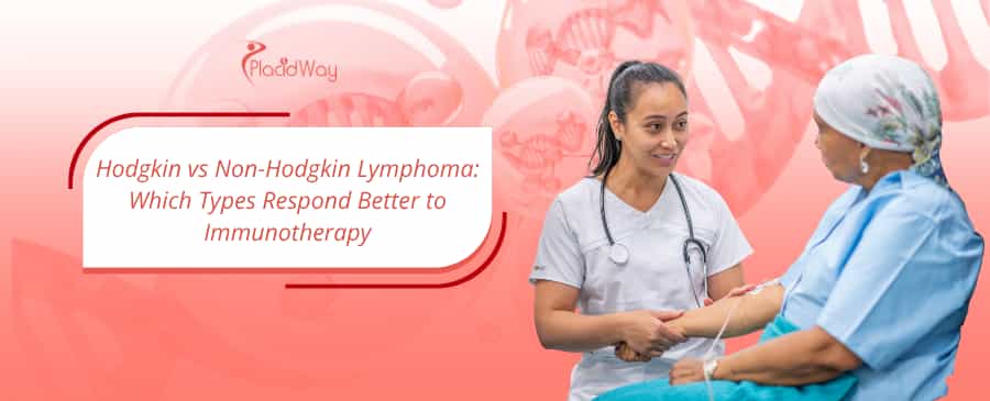 Nurse talks to cancer patient