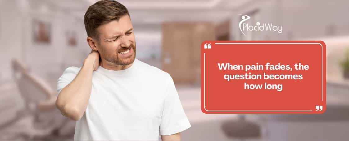 How long does pain relief last after getting non-surgical stem cell therapy for neck pain in Osaka